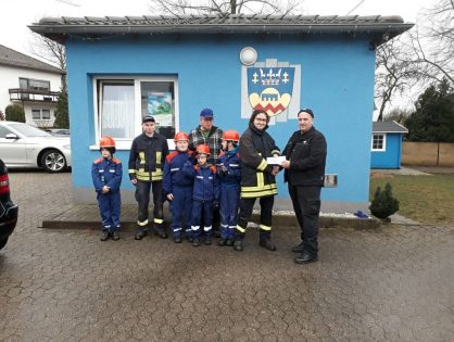 Jugendfeuerwehr Dörsdorf erhält Spende