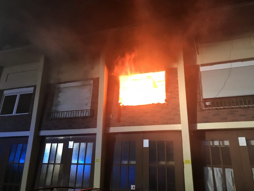Brand eines Wohngebäudes in Lebach
