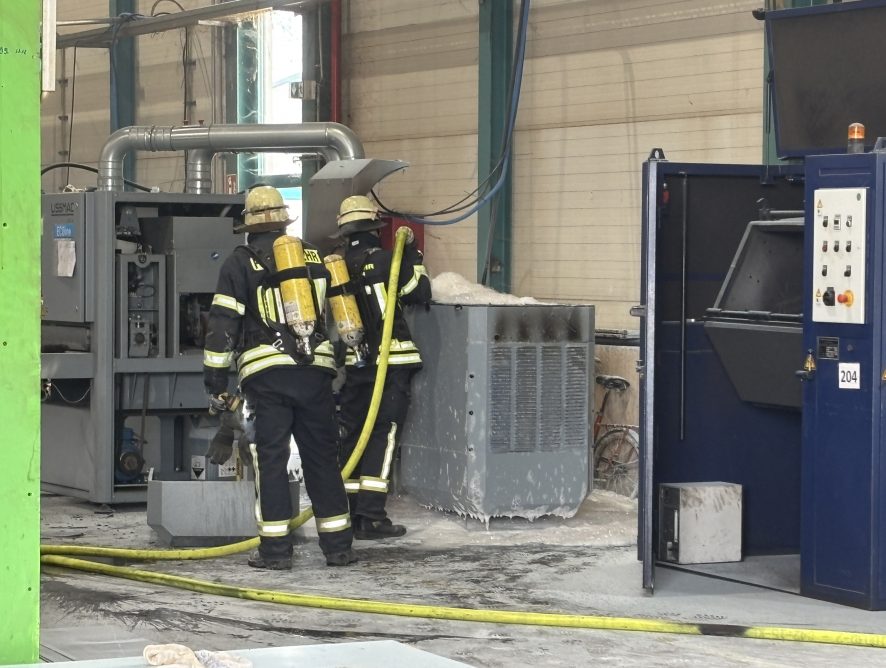 Brand in Produktionsbetrieb