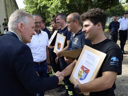 Abnahme des Feuerwehrleistungsabzeichens Saarland in Lebach