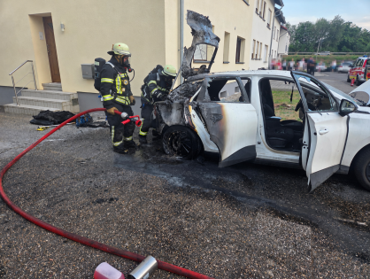 PKW-Brand in Lebach