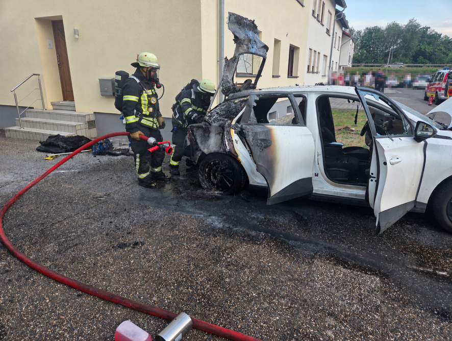 PKW-Brand in Lebach