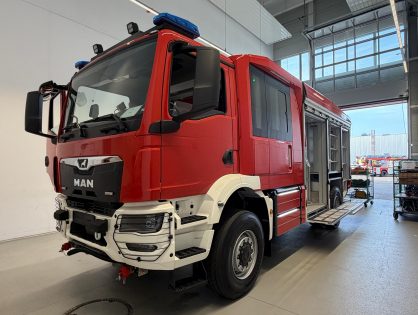 Meilenstein für die Feuerwehr der Stadt Lebach: Rohbauabnahme des neuen LF 20 bei Magirus in Ulm