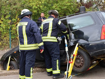 Feuerwehr der Stadt Lebach zeigt bei Jahreshauptübung ihr Können
